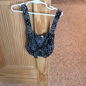 Pattern crop top